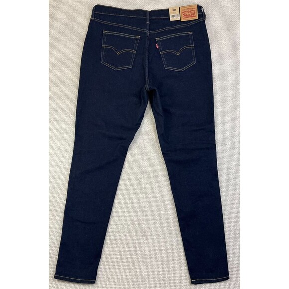 NEW Levi's 720 Jeans High Rise Super Skinny Women's 34x30 Stretch Dark Wash - Picture 3 of 14
